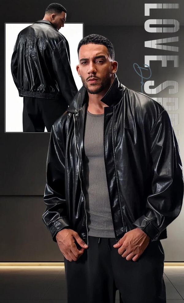 Custom PU leather jacket manufacturer - OEM outerwear production for streetwear and fashion brands