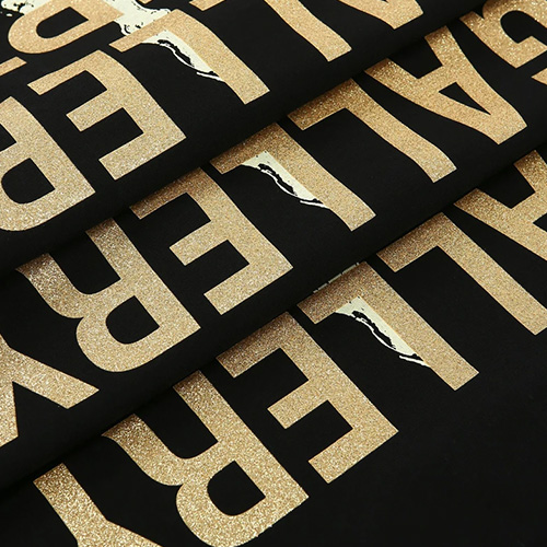 Foil gold print